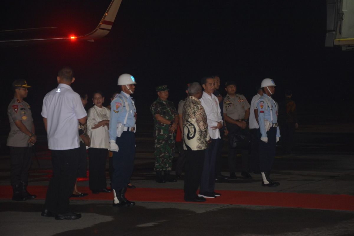 Jokowi to stay overnight in Kaimana, West Papua