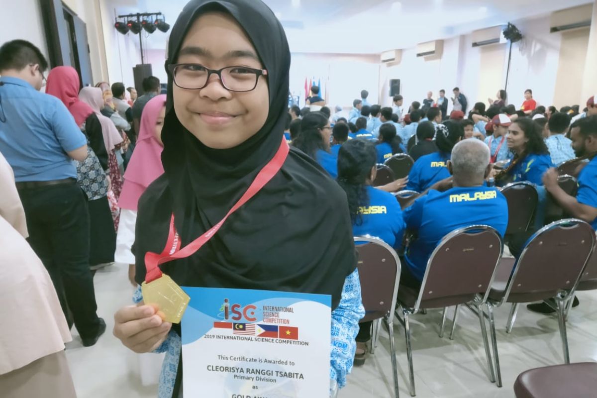 Anak SD Siak peroleh emas Olimpiade Sains Internasional di Bogor