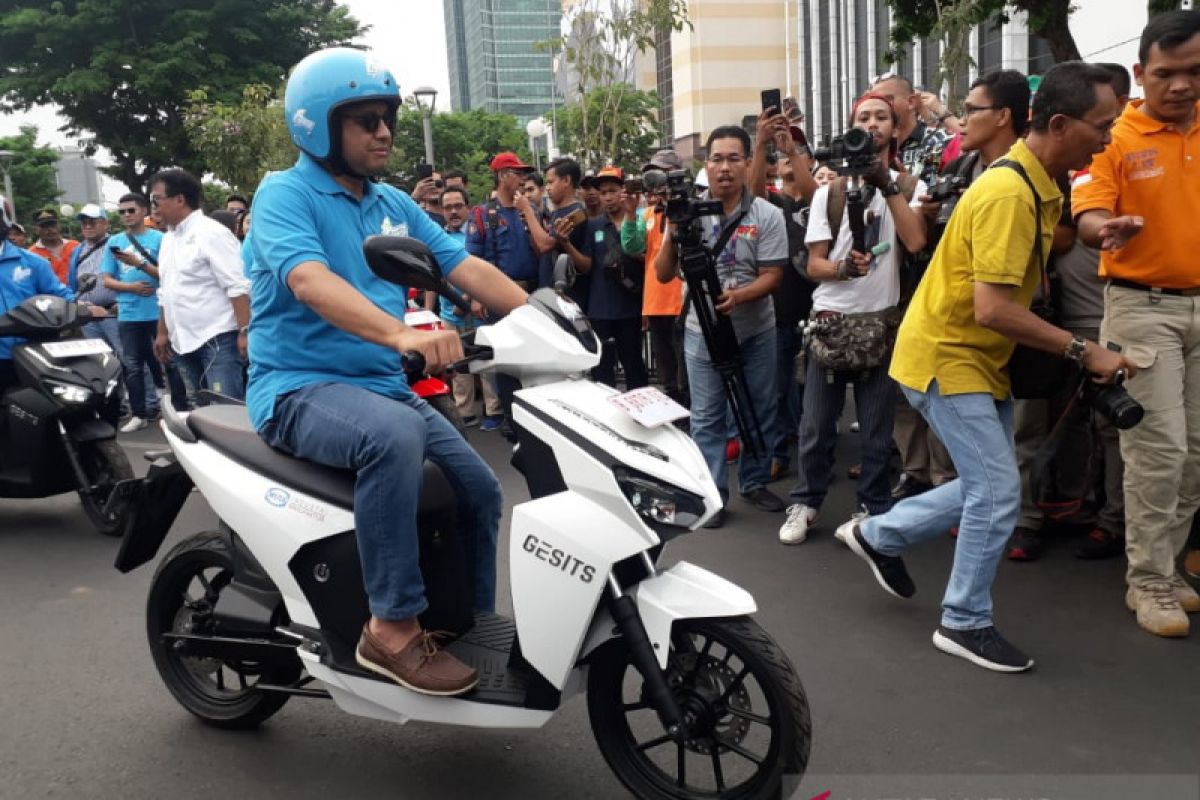 Anies berharap regulasi kendaraan listrik segera dirampungkan