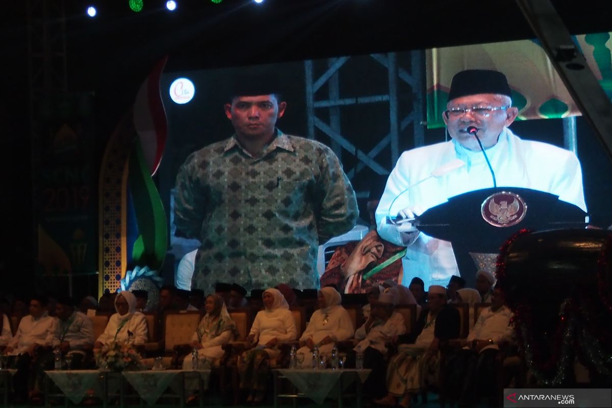 Wapres Ma'ruf Amin andalkan santri hadang radikalisme