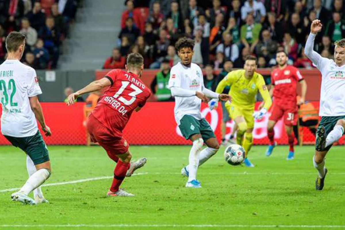 Leverkusen bermain imbang 2-2 dengan Werder Bremen