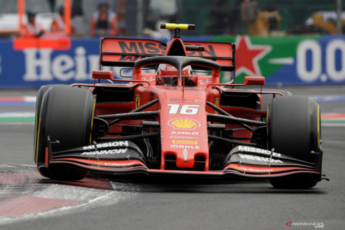 FI 1, Leclerc start terdepan GP Meksiko setelah Verstappen terkena penalti