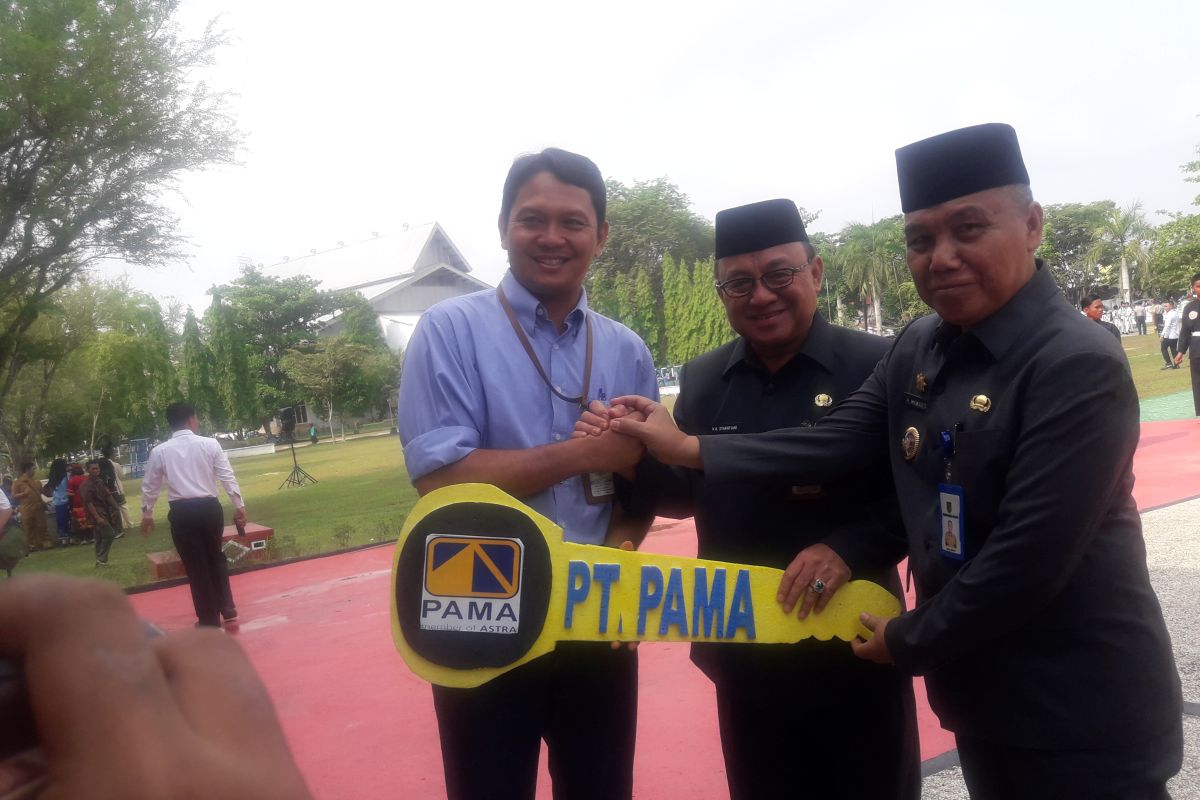 PT Pamapersada serahkan bantuan mobil angkutan gratis