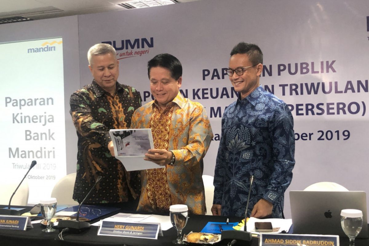 Bank Mandiri pangkas target pertumbuhan kredit jadi 9 persen