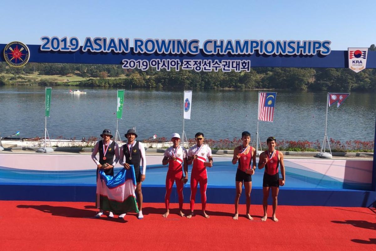 Indonesia raih satu emas di kejuaraan dayung rowing Asia di Korsel