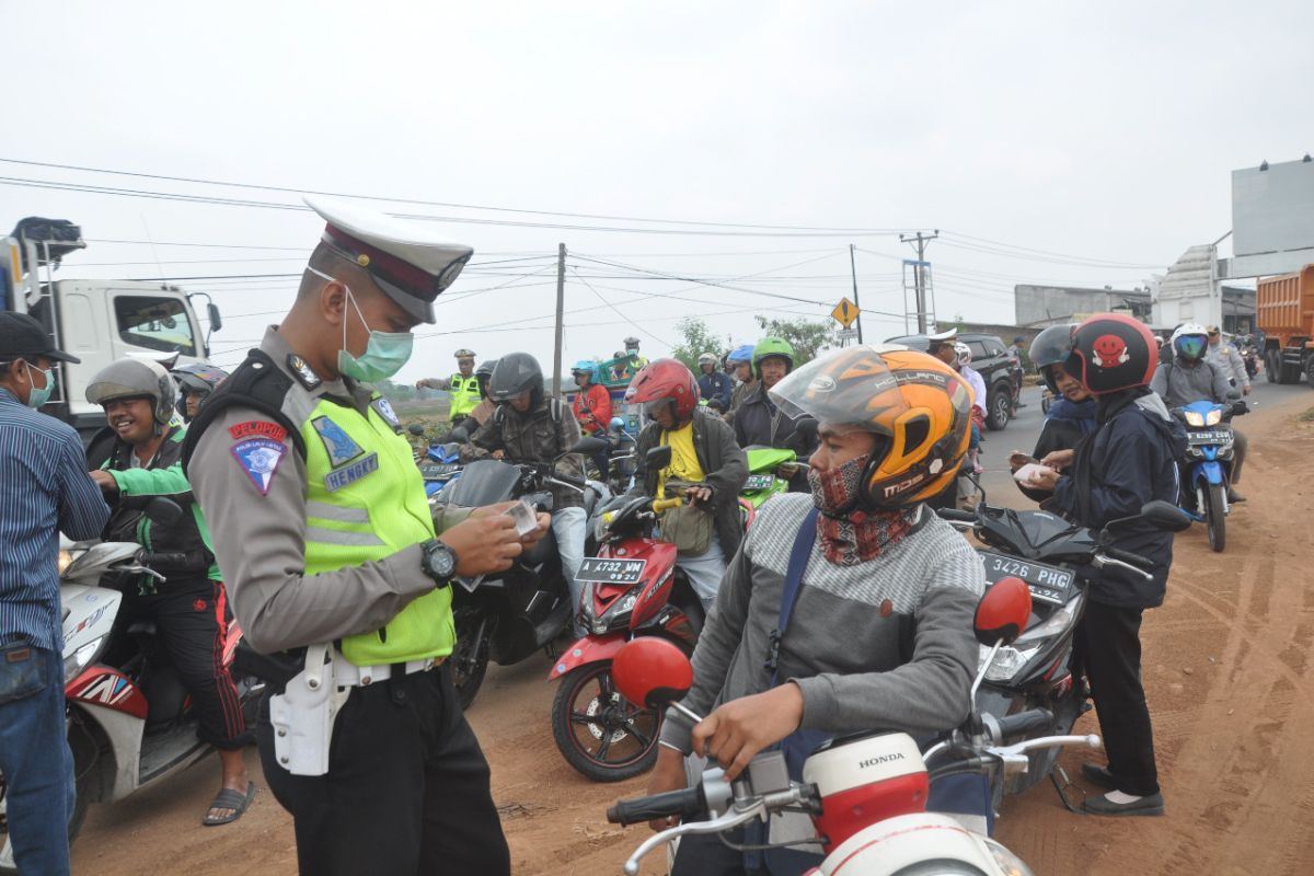 Hari keenam Operasi Zebra, Polda Banten tilang 1.734 kendaraan