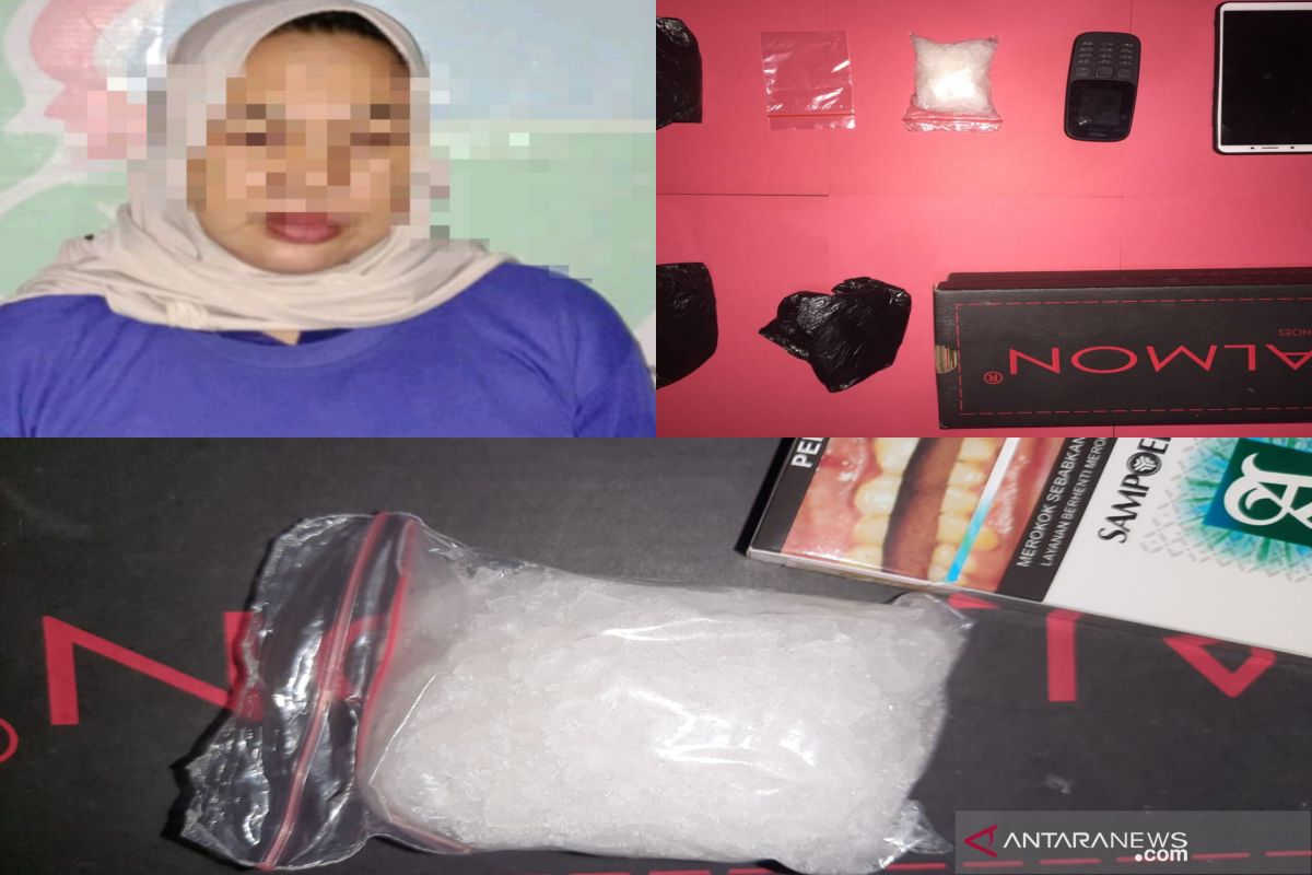 Wanita bawa 50,01 gram sabu diringkus polisi