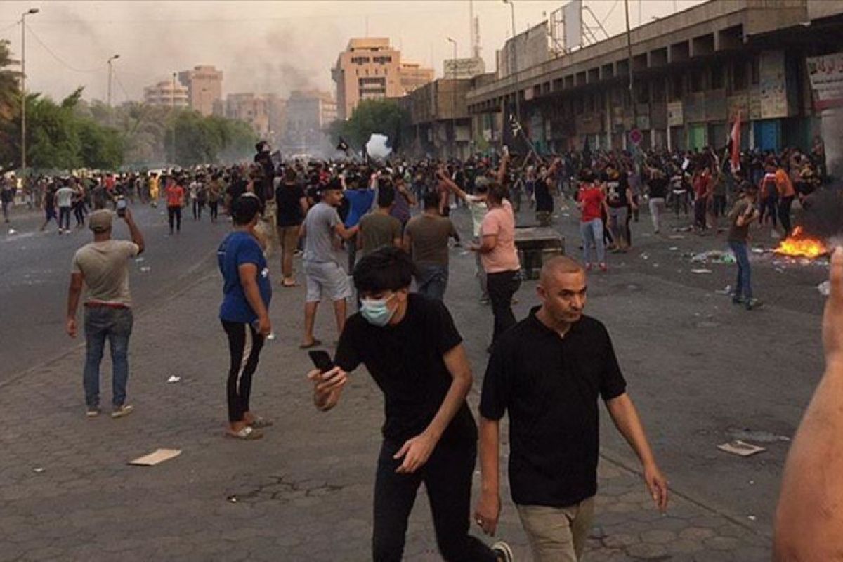 74 tewas dalam protes anti-pemerintah Irak