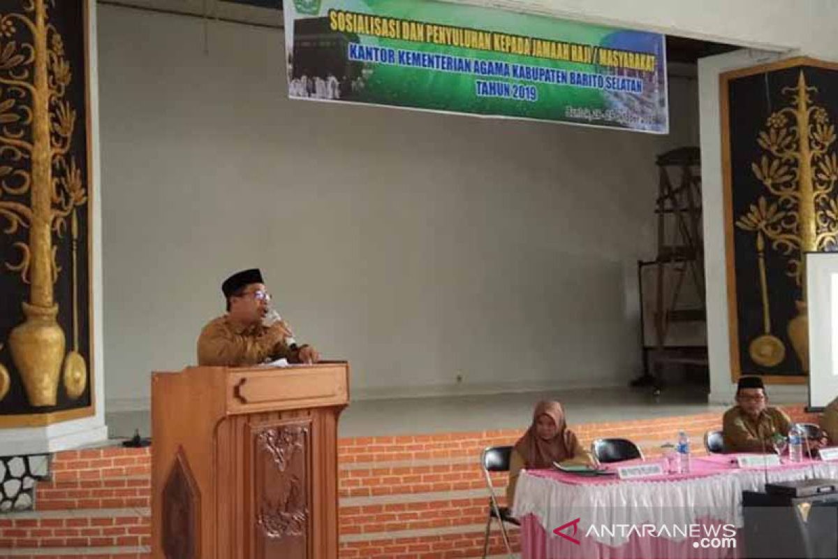 Kemenag tingkatkan pemahaman masyarakat Barsel terkait ibadah haji