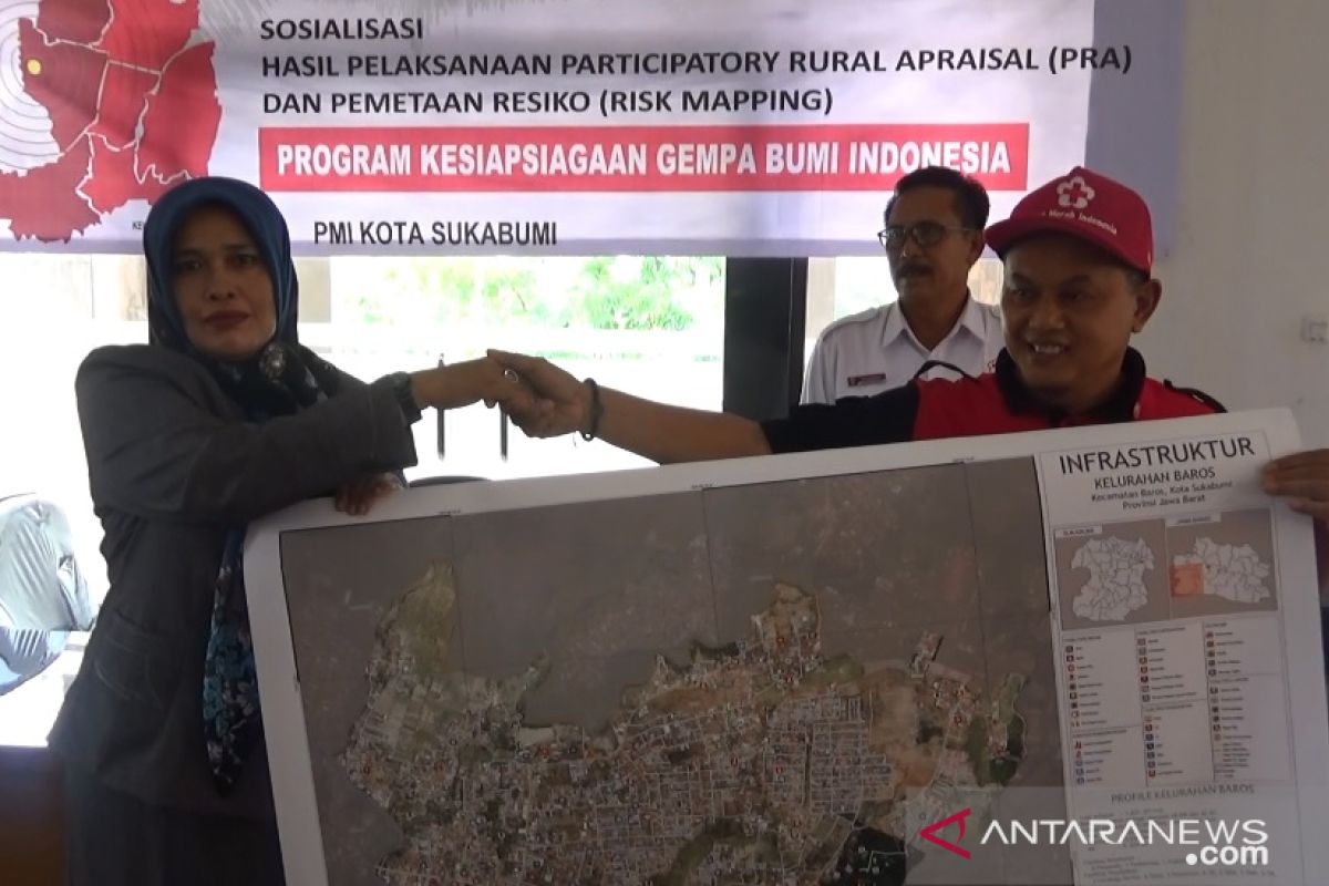 PMI petakan daerah rawan bencana di Sukabumi
