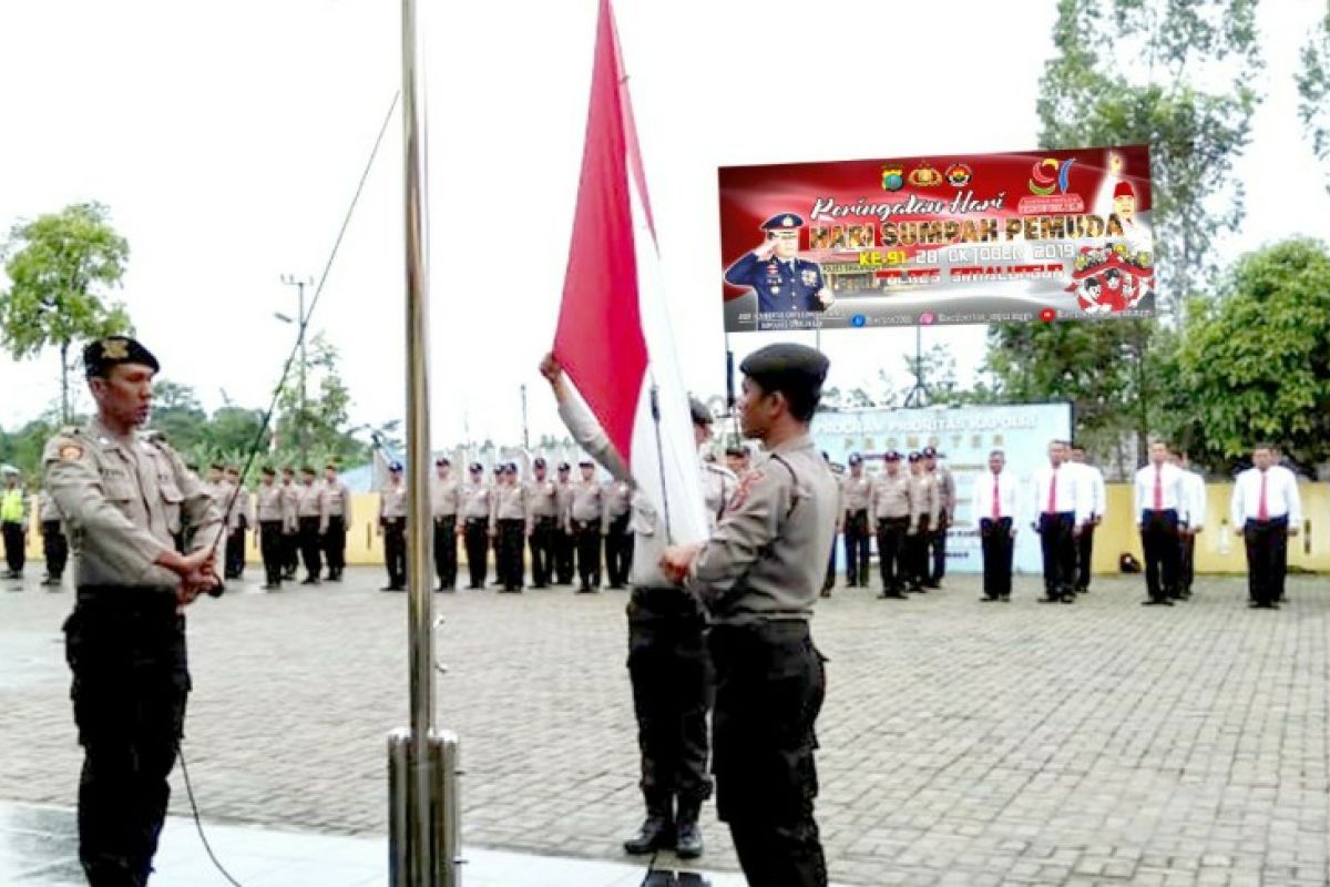 Polres Simalungun peringati Hari Sumpah Pemuda tahun 2019