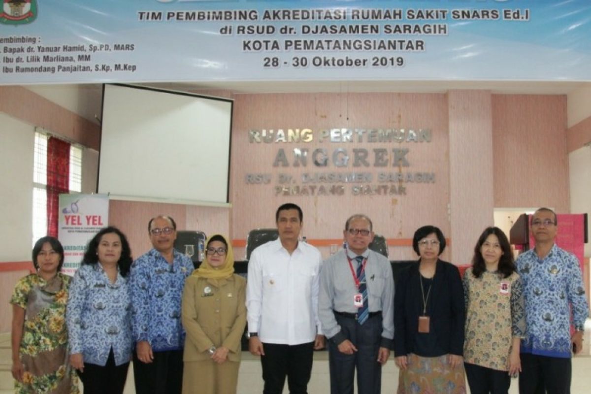 RSUD Djasamen Saragih Pematangsiantar dibimbing akreditasi SNAR 1