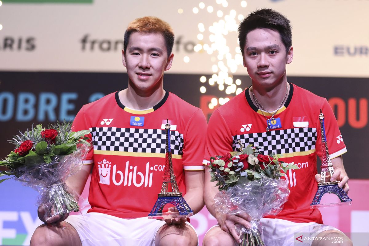 Indonesia memastikan ganda putra ke semifinal Indonesia Masters