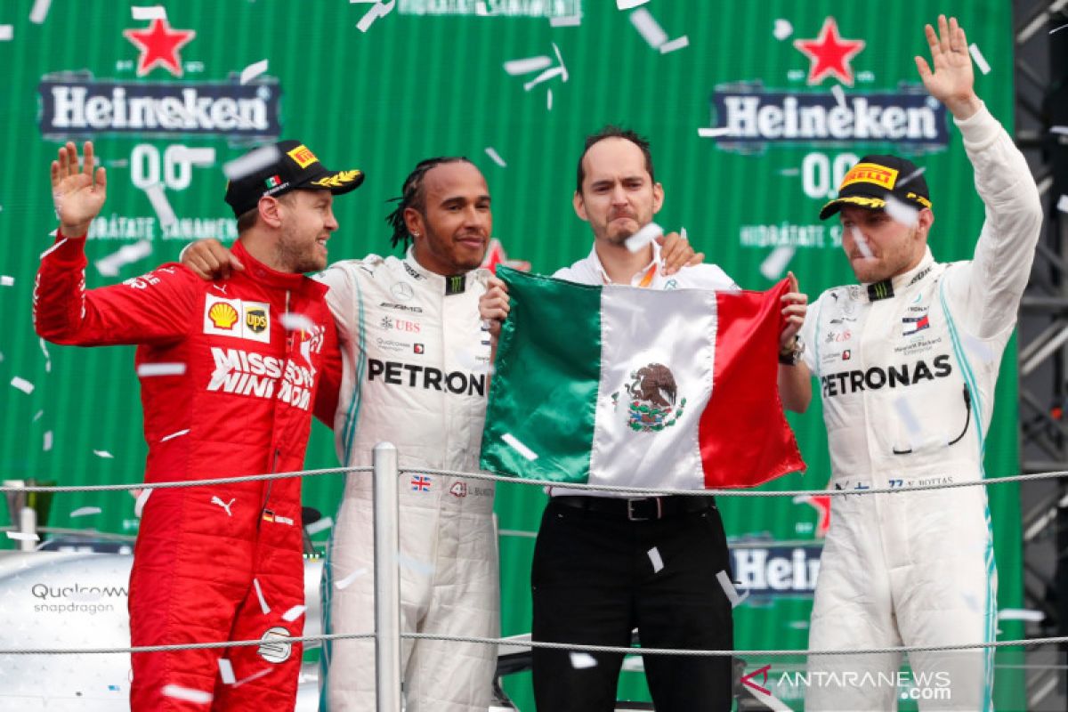 Hamilton berjaya di GP Meksiko berkat strategi Mercedes