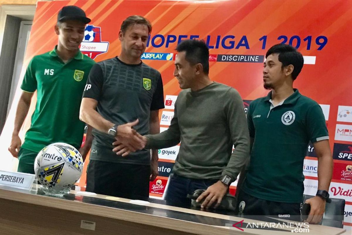Jadwal Liga 1 - Wolfgang Pikal: Lawan PSS ajang pembuktian kualitas pemain Persebaya