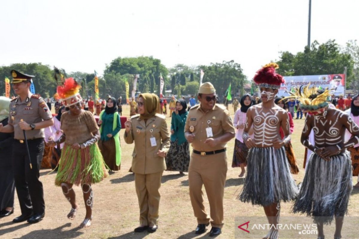 Tarian Papua meriahkan peringatan Sumpah Pemuda di Pekalongan