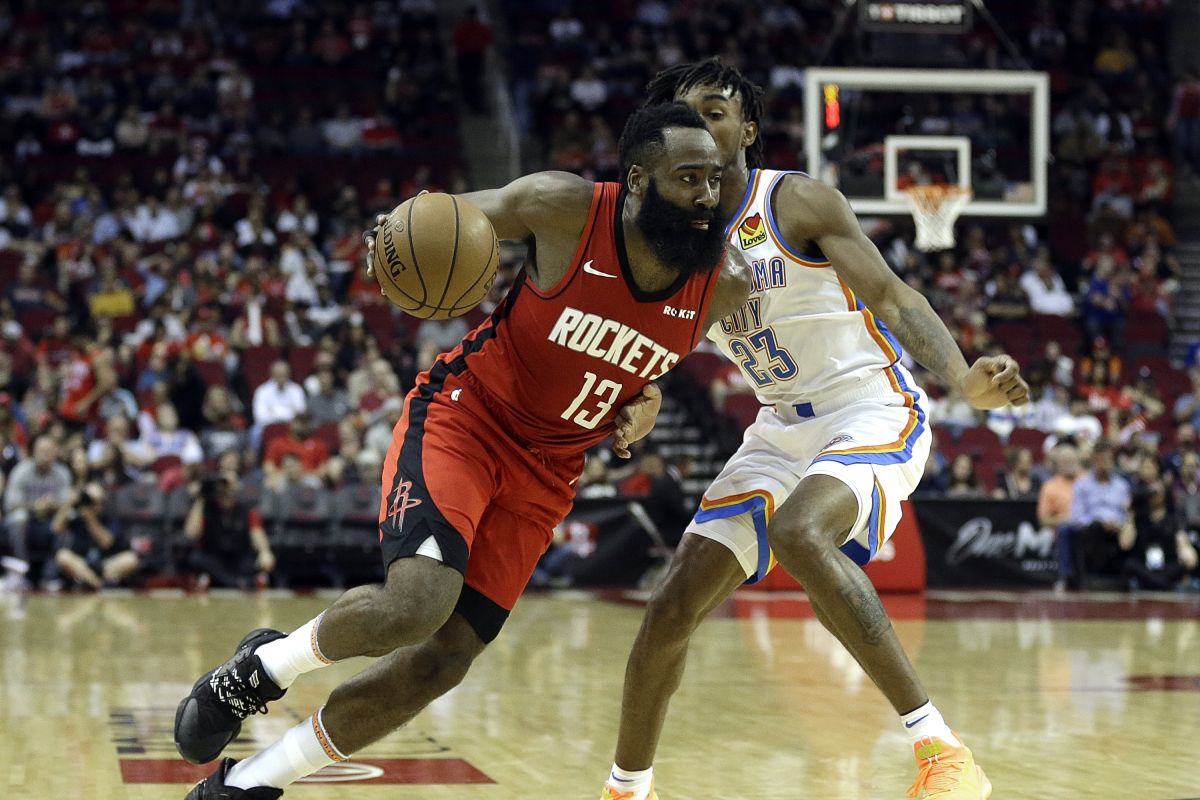 Harden ukir 40 poin saat Rockets tundukkan Thunder