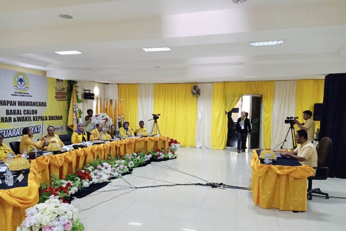 Pilkada serentak 2020, Golkar Sulsel uji kelayakan kandidat 12 daerah