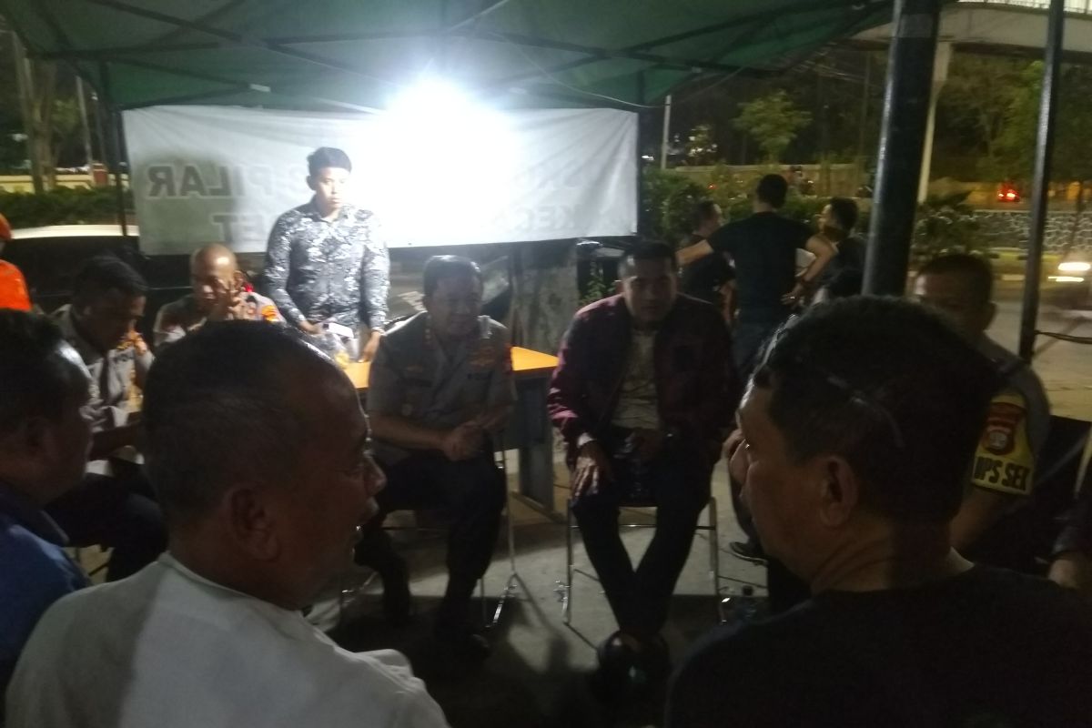 Cegah tawuran warga, Polres Jaksel adakan potong tumpeng