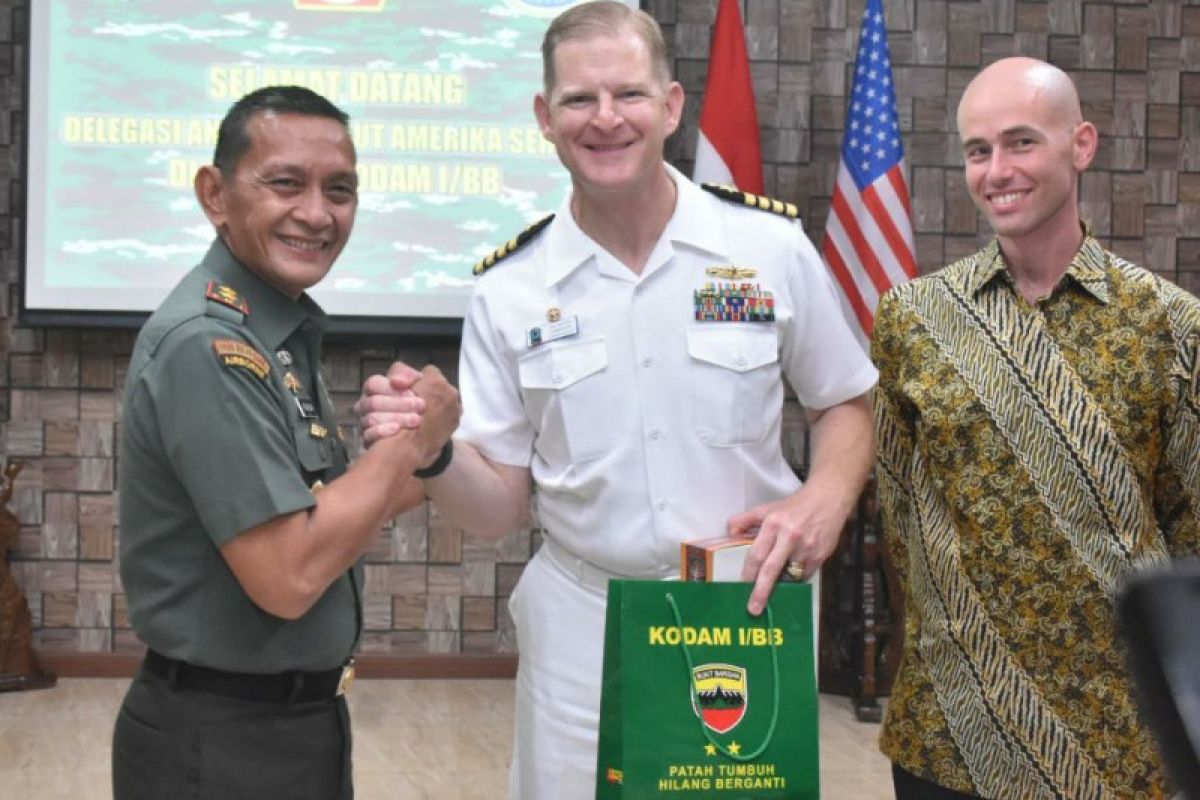 Panglima Kodam I/BB apresiasi delegasi Angkatan Laut Amerika Serikat