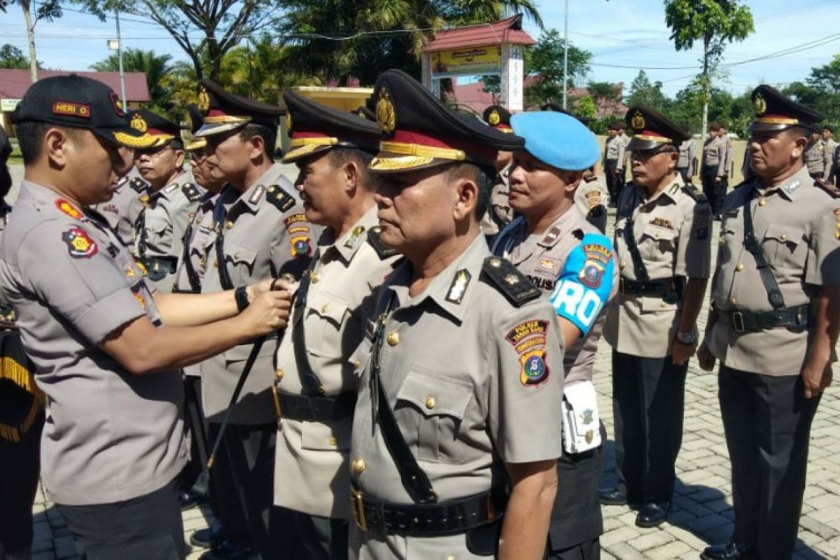 Polres Simalungun gelar sertijab delapan perwira