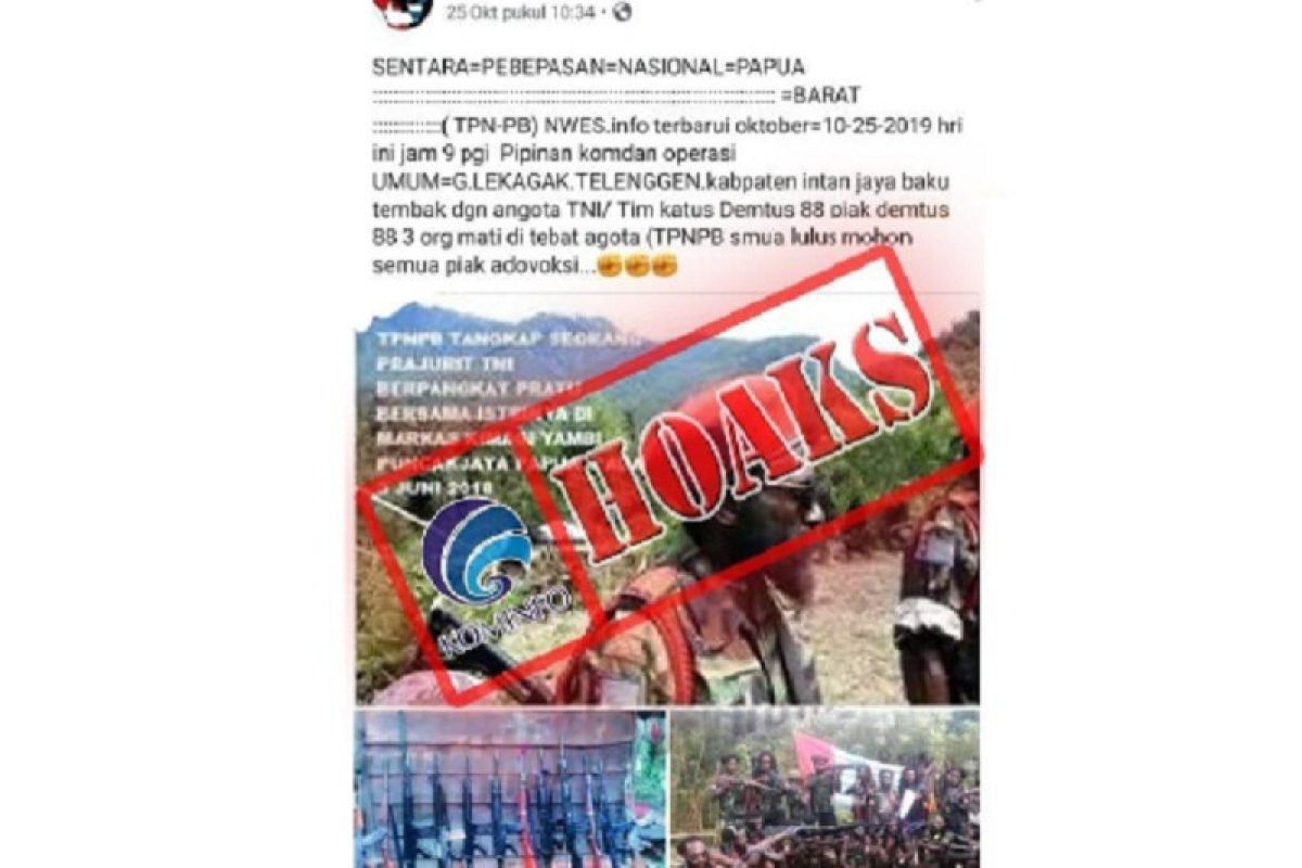 Informasi  penembakan Anggota Densus 88 di Kabupaten Intan Jaya, ini penjelasannya