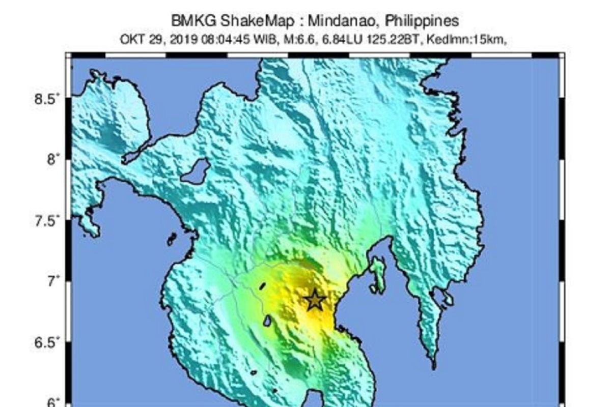 BMKG: Gempa Mindanao-Filipina dipicu sesar lokal