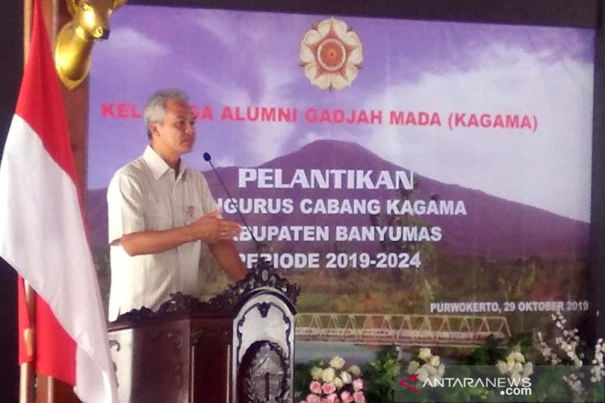 Tingkatkan pembangunan daerah, Ganjar minta Kagama bersinergi dengan pemerintah