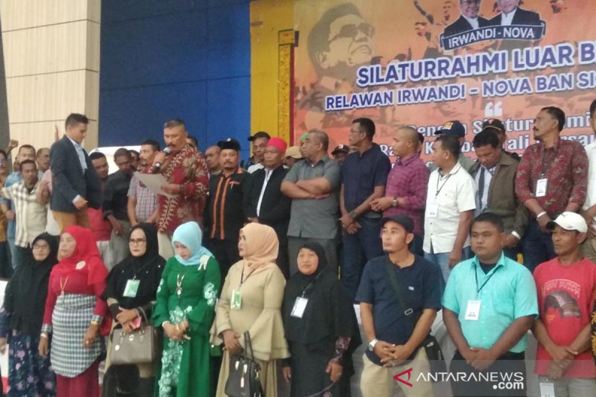 Relawan Irwandi-Nova siap kawal Program Aceh Hebat