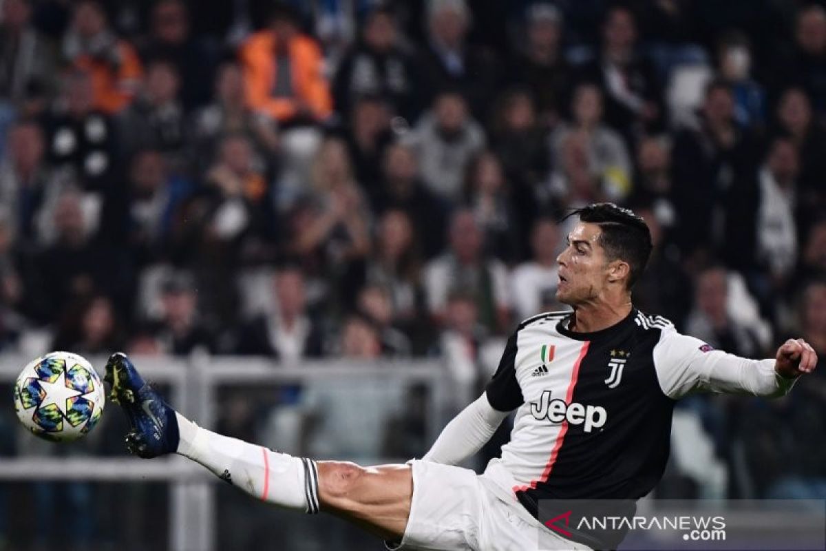 Akibat cedera lutut, Ronaldo absen perkuat Juventus melawan Atletico