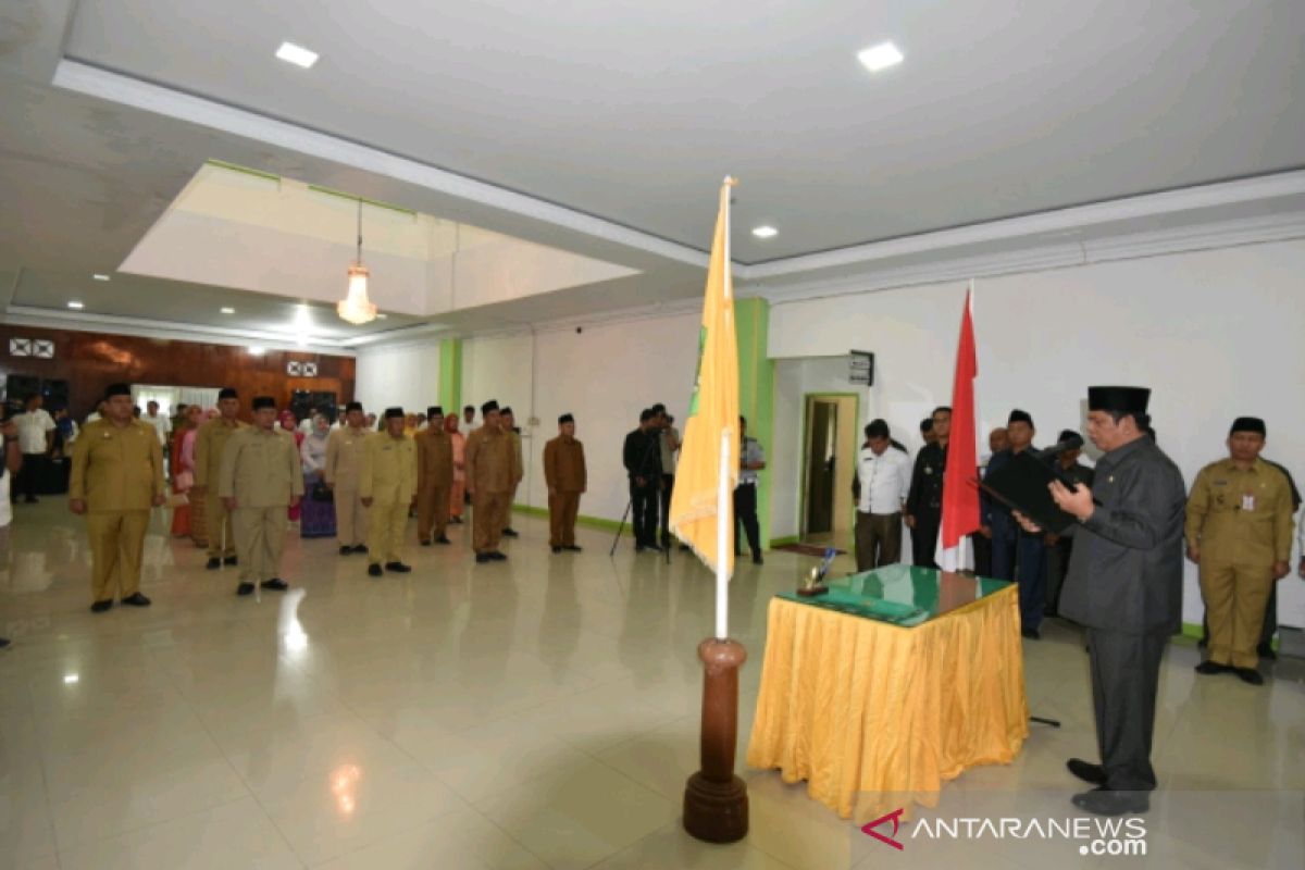 Wali Kota Padangsidimpuan lantik sembilan pejabat eselon II