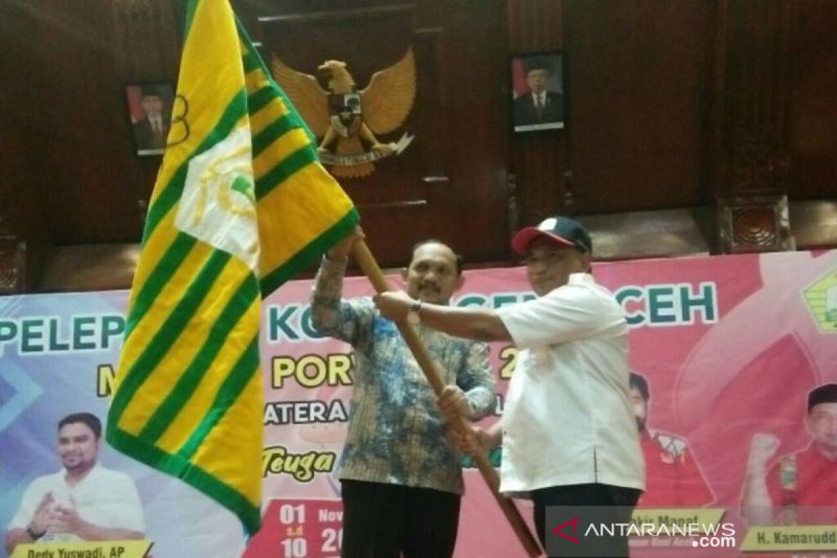 Kontingen Aceh target 16 emas Porwil