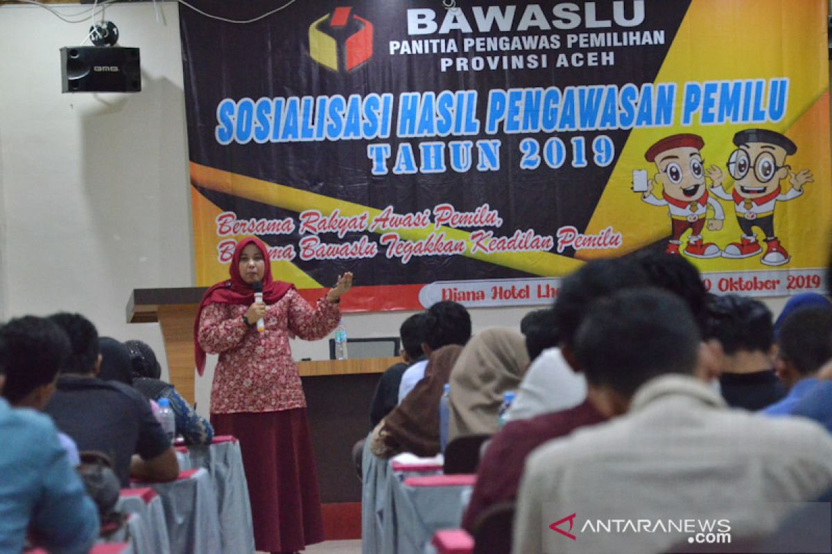 Bawaslu Aceh menggandeng mahasiswa sebagai kader pengawasan pemilu