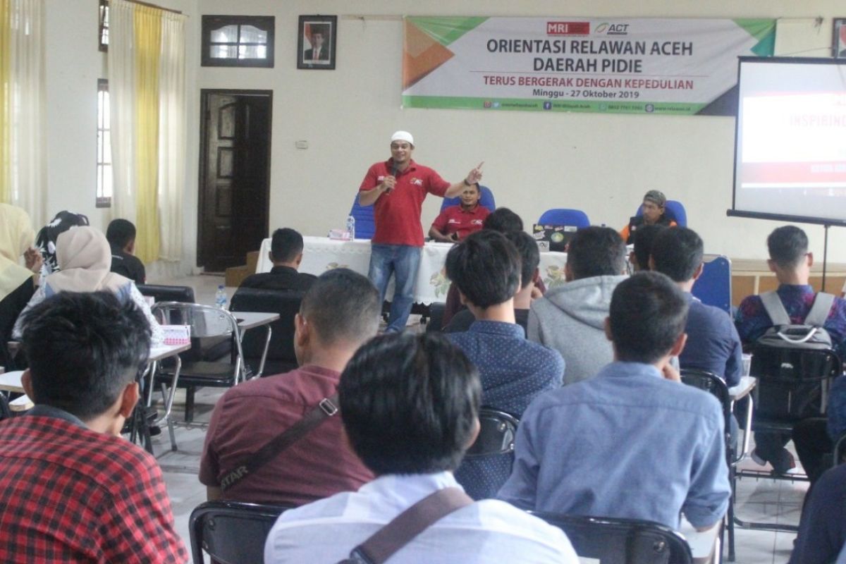 MRI Aceh: Relawan merupakan orang peka memiliki kepedulian  sesama