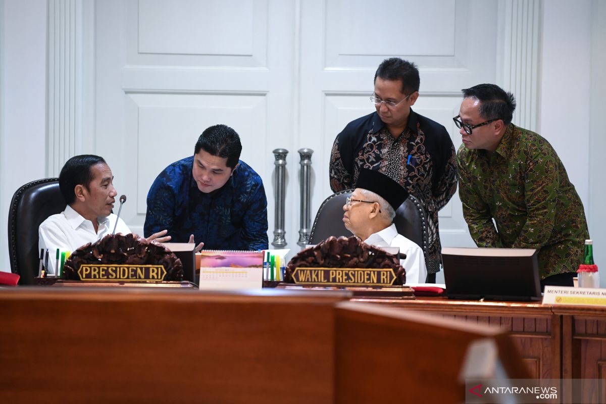 Jokowi tandatangani Perpres 67/2019 Penataan Tugas-Fungsi Kementerian