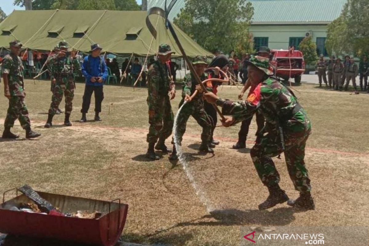 Kodim Kendari melatih Babinsa antisipasi penanganan karhutla