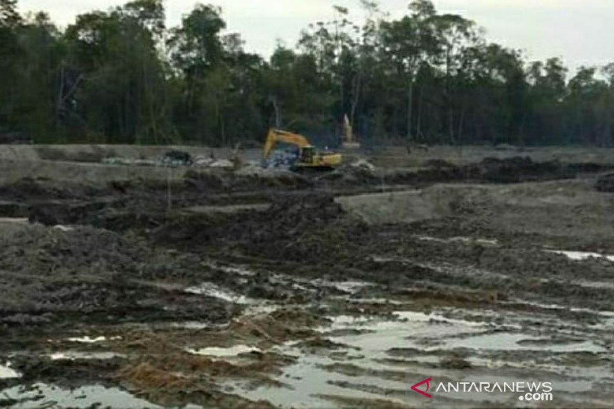 Pemkab Bangka Selatan diminta hentikan pembangunan tambak udang di Merbau