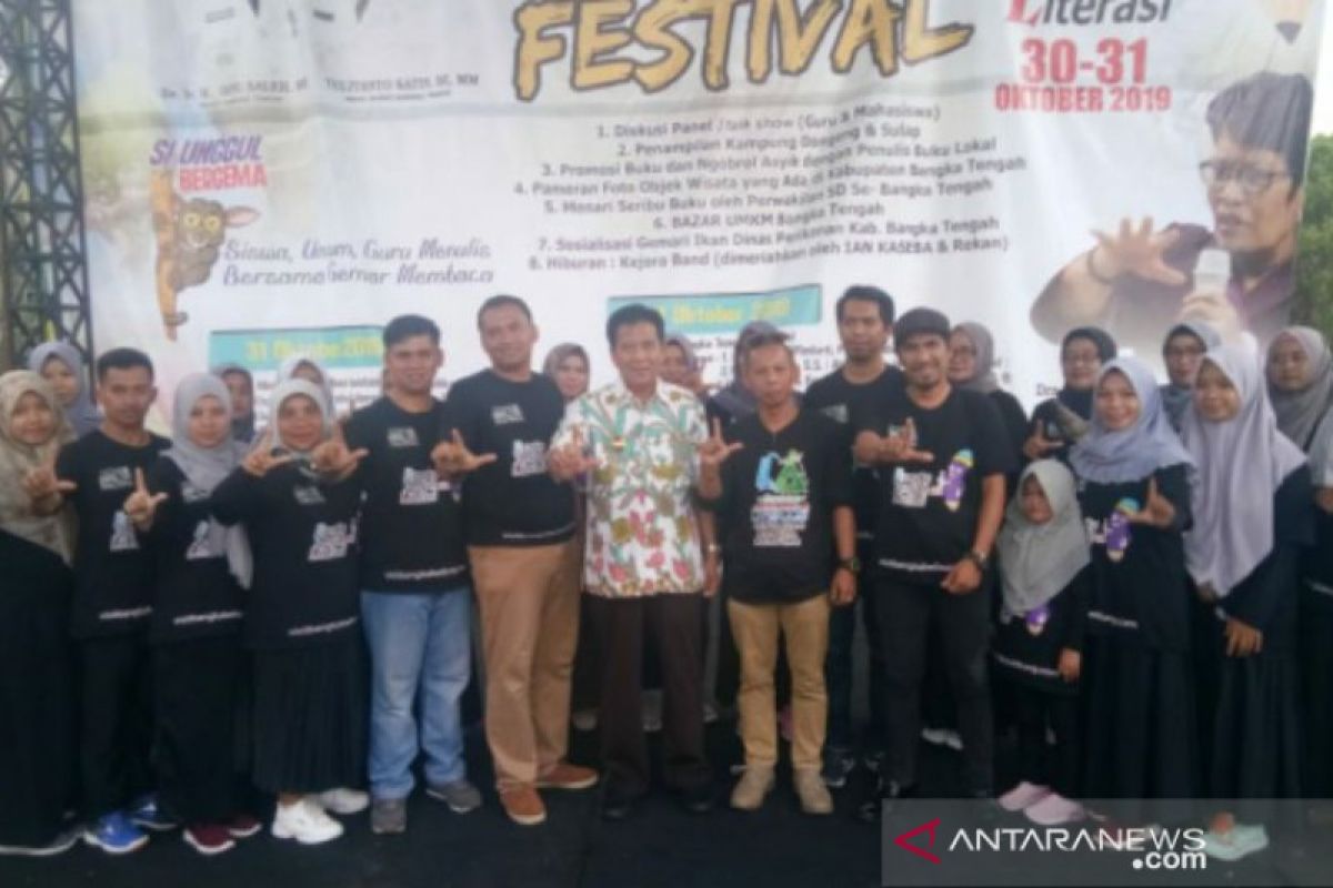 Bupati tutup kegiatan Festival Bangka Tengah Berliterasi