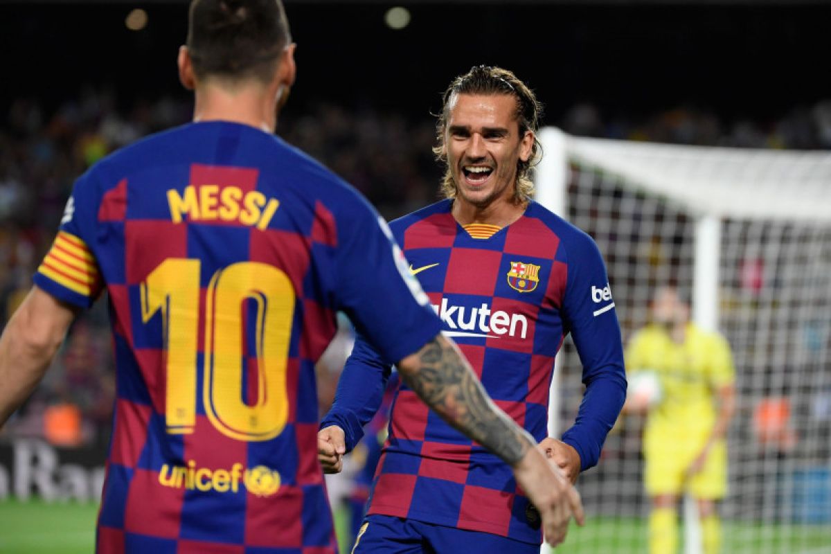 Pique bantah Messi dan Antoine Griezmann tidak akur