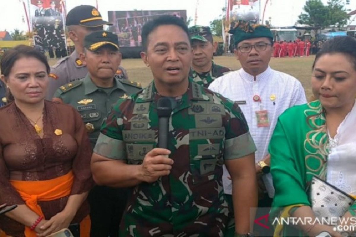 Kasad Jenderal TNI Andika Perkasa nilai Kapolri baru eratkan hubungan TNI-Polri