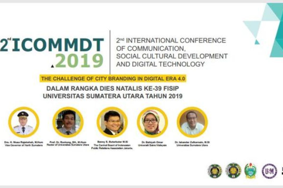 Magister Ilmu Komunikasi FISIP USU gelar Konferensi Internasional 2nd ICOMMDT 2019