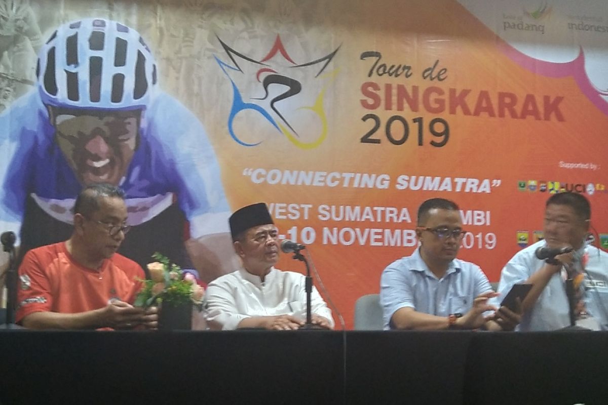 Peserta Tour de Singkarak 2019 berkurang