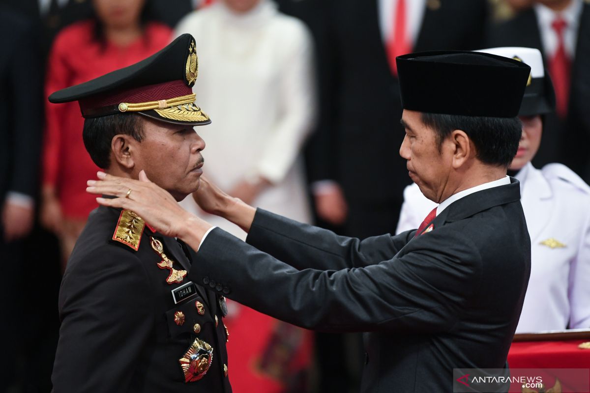 Idham Azis: Presiden Jokowi berpesan kerja, kerja, kerja