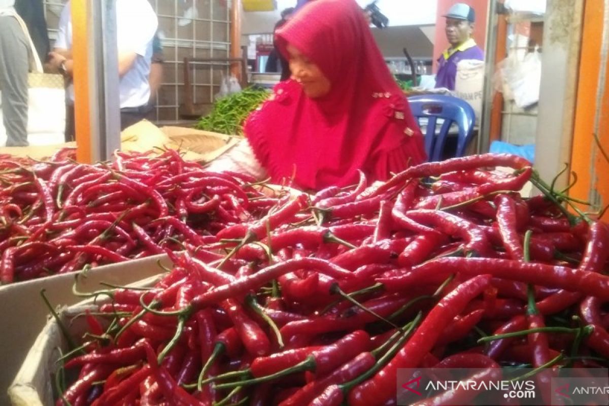 Harga cabai di Palu melonjak jelang Natal dan Tahun Baru