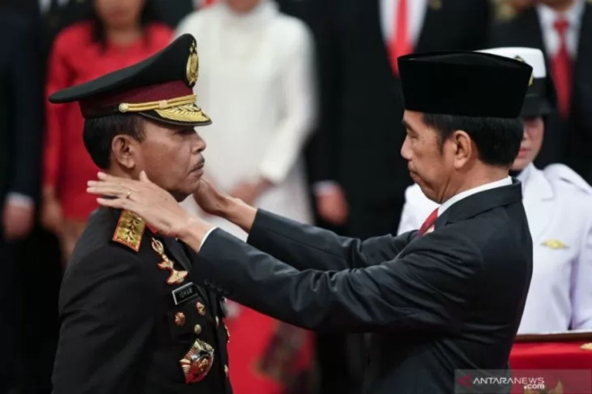 Kapolri Idham Azis sampaikan pesan dari Presiden Jokowi