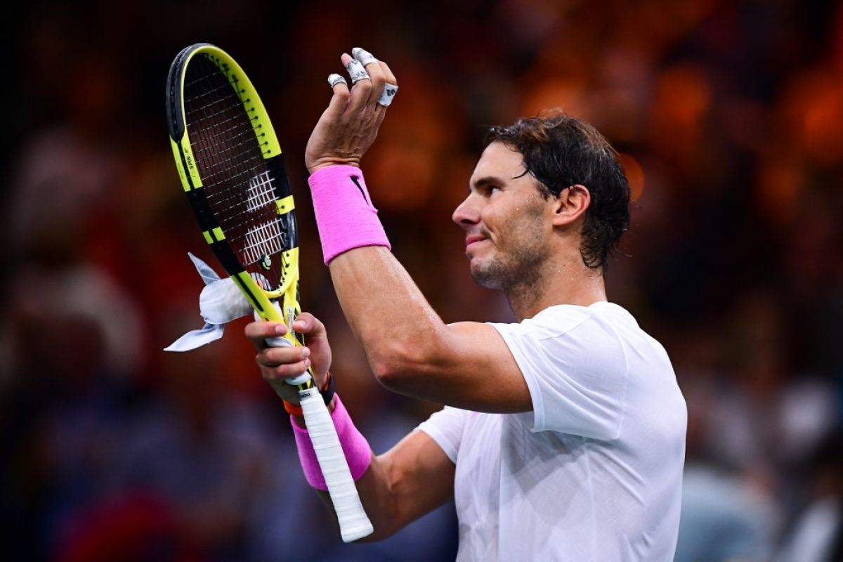 Tenis Paris Masters, Nadal sumpal Tsonga untuk maju ke semifinal