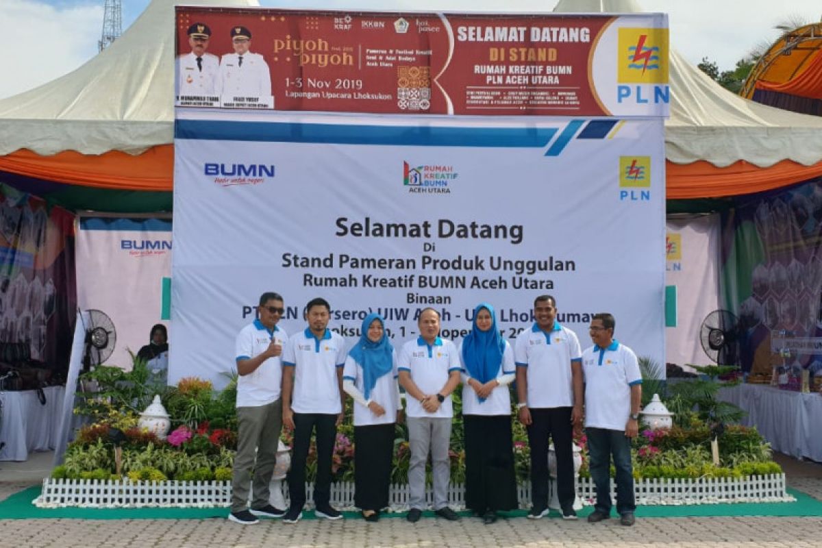 Rumah kreatif BUMN binaan PLN pamerkan produk unggulan UMKM