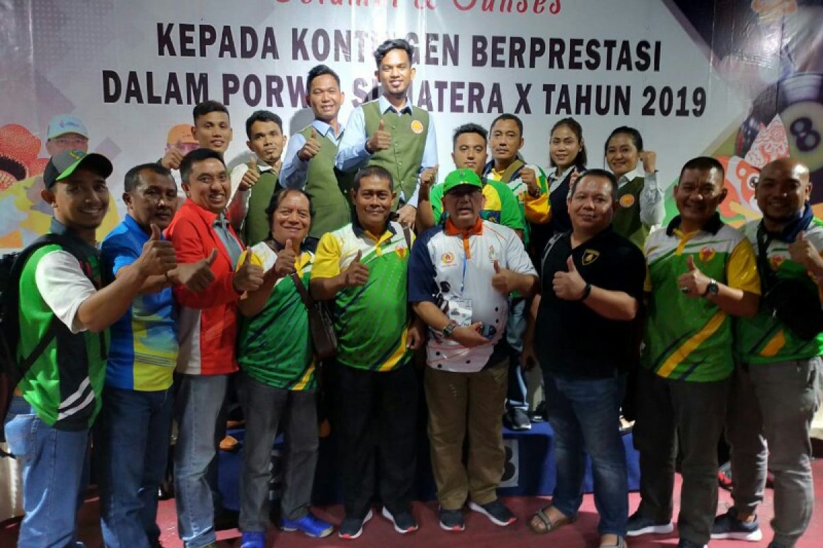 Atlet biliar Sumut raih medali emas Porwil Sumatera