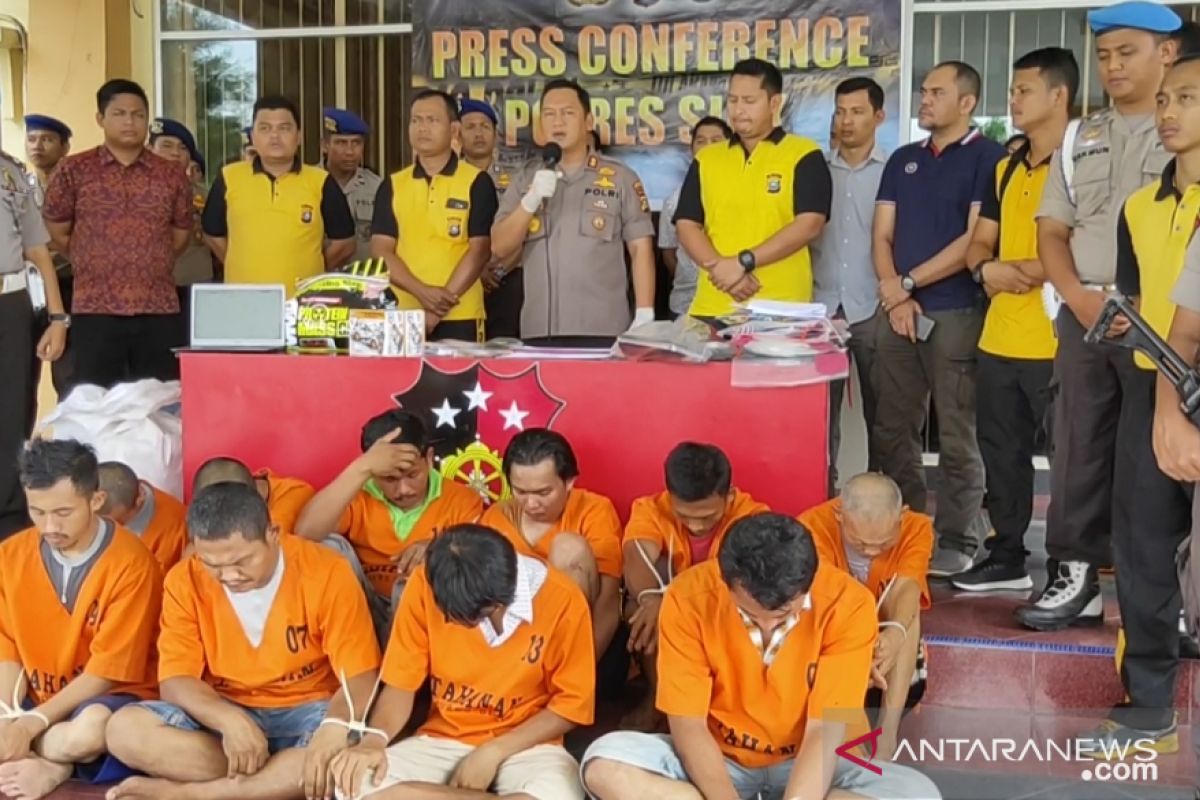 Polres Siak  tangkap 24 pengedar narkoba selama Oktober