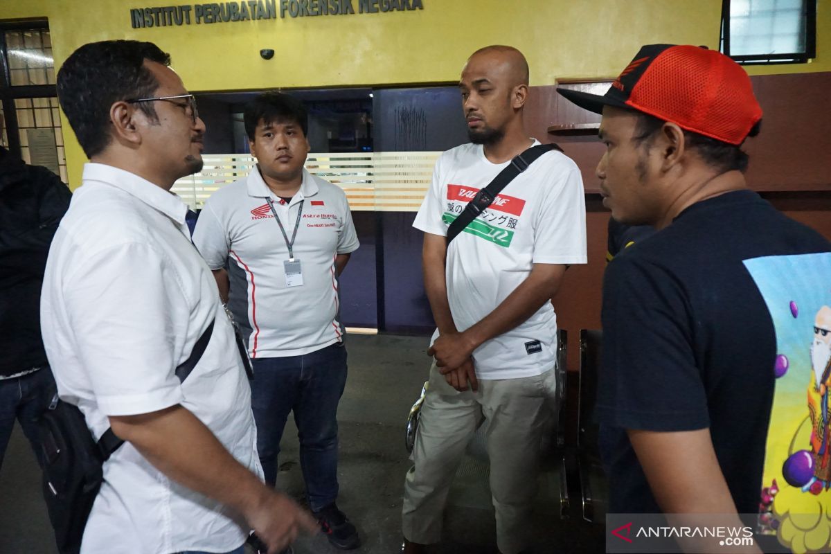 Jenazah Afridza di Hospital Kuala Lumpur